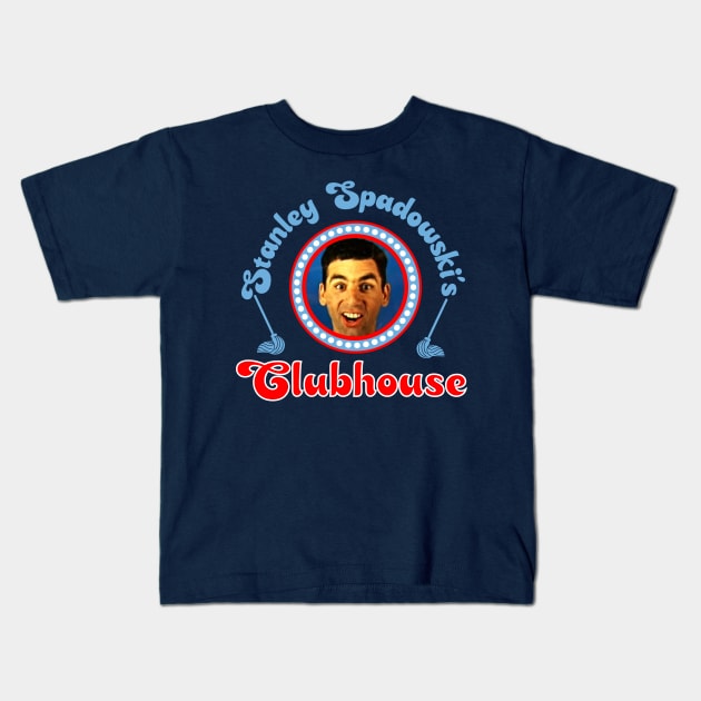 Stanley Spadowski's Clubhouse Kids T-Shirt by Meta Cortex